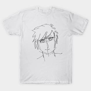 Anime Guy Sketch T-Shirt